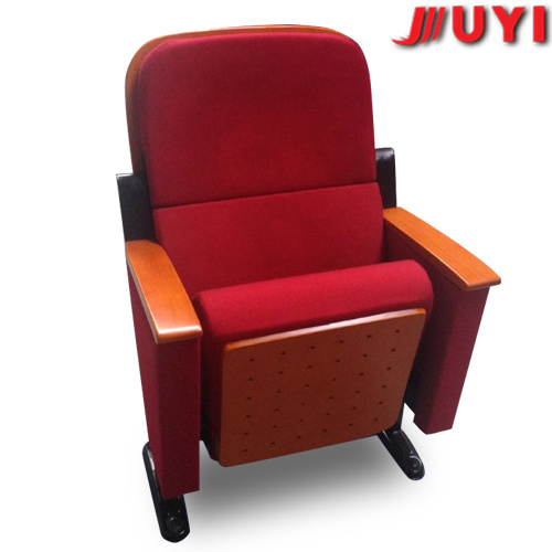 Jy-601 Wooden Seat Church Banquet Cover Fabric Folding Furniture Seating Auditorium for Meeting Room Lecture Hall Chair