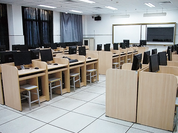 Wooden School Classroom Computer Desk for Student (PC-06)