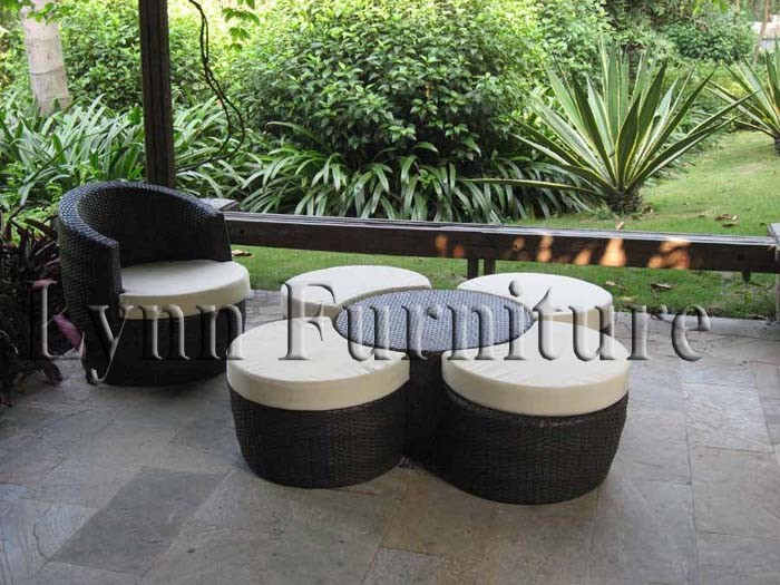 Garden Chair and Table Set (LN-020)