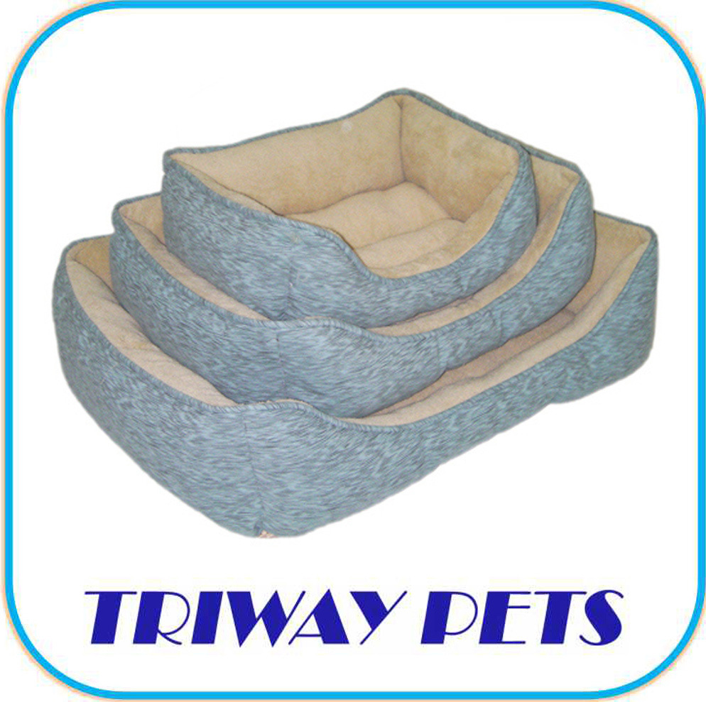 Printed Cheap Dog Cat Pet Bed (WY1204035-3A/C)