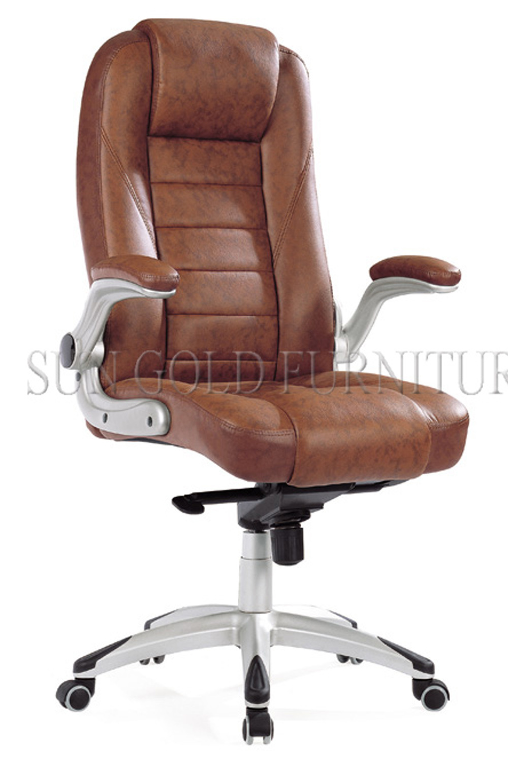 Modern Rotary Brown Office Executive Director Chair (SZ-OCA1004H)