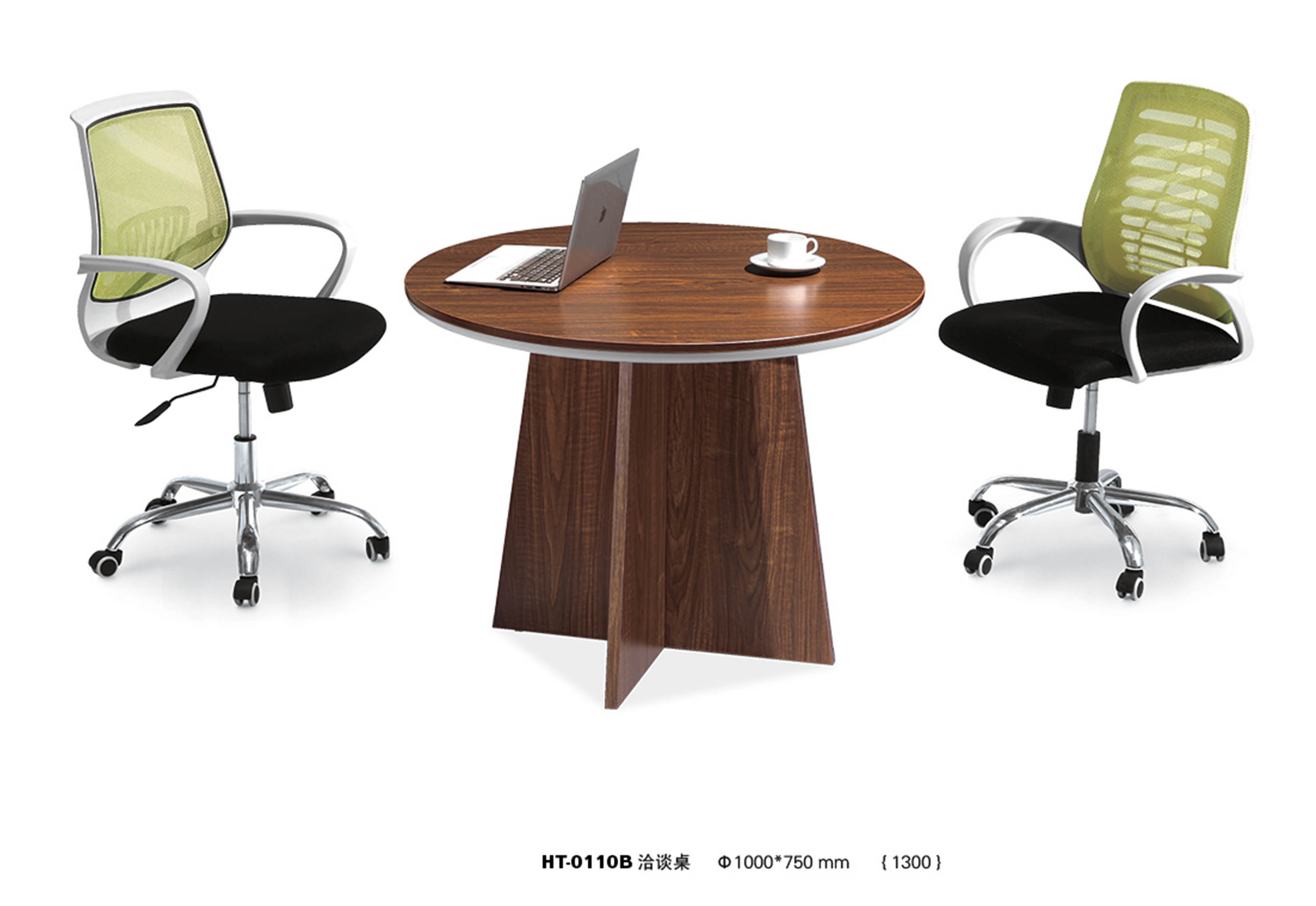 Modern Round Wooden Meeting Negotiate Desk for Office