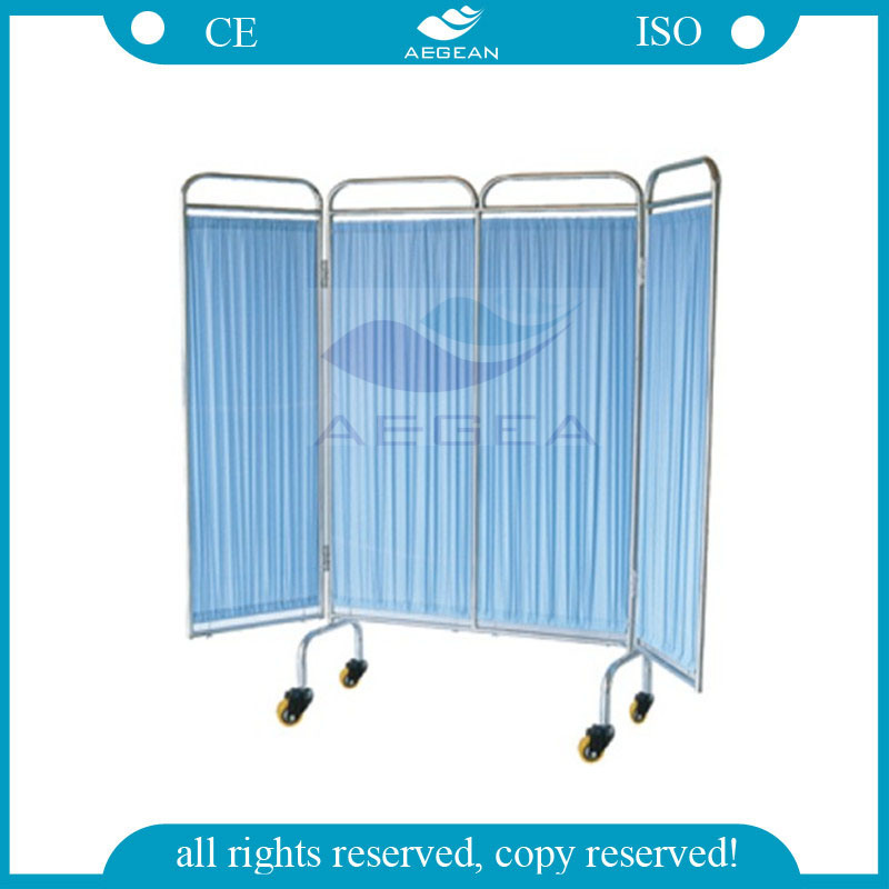 AG-Sc003 Multifunction Folding Medical Bedside Curtain Hospital Screen