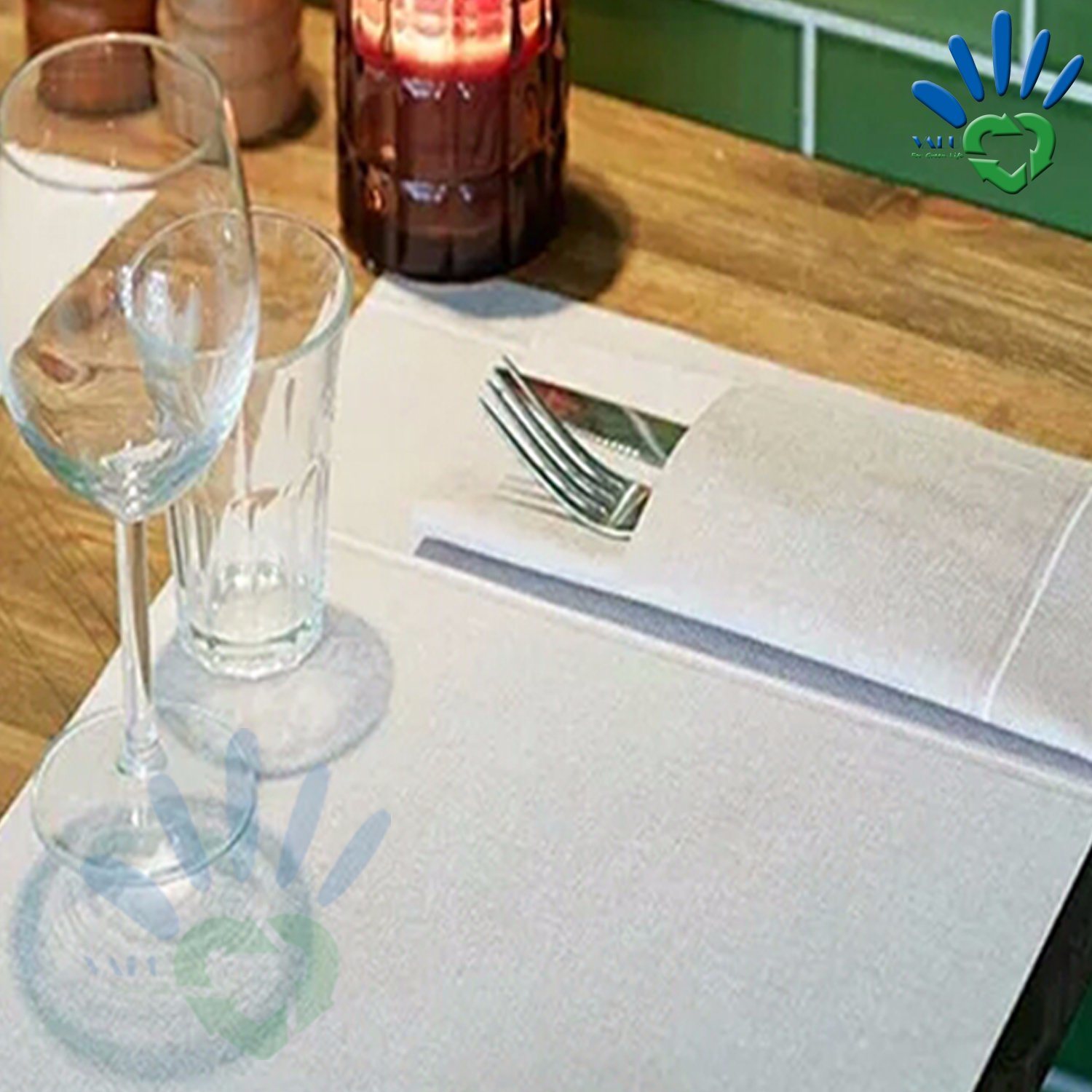 Disposable Nonwoven Dishware Mat