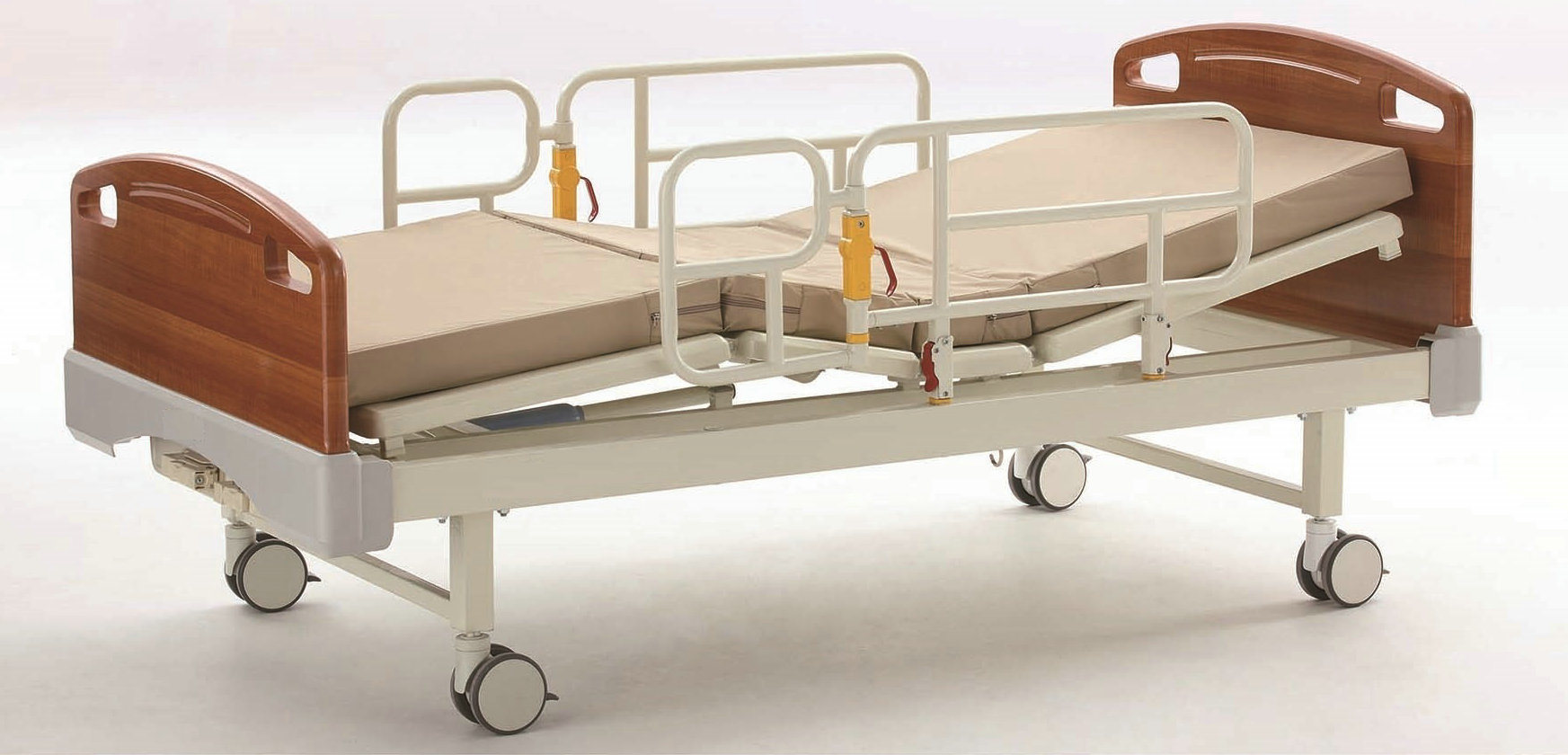 Three-Function Manual Hospital Bed with ABS Head/Foot Board B2