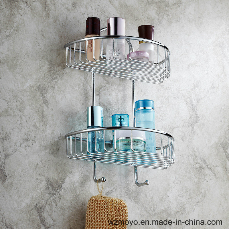 Double Corner Shelves for The Bathroom