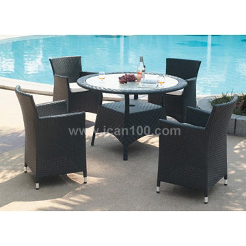 Garden Rattan Outdoor Wicker Dining Set (DS-06012)