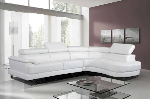 Living Room Furniture Modern Sofa with Real Leather Sofa