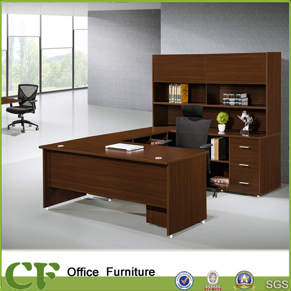 Lowest Cost Office Desk with High Filing Cabinet