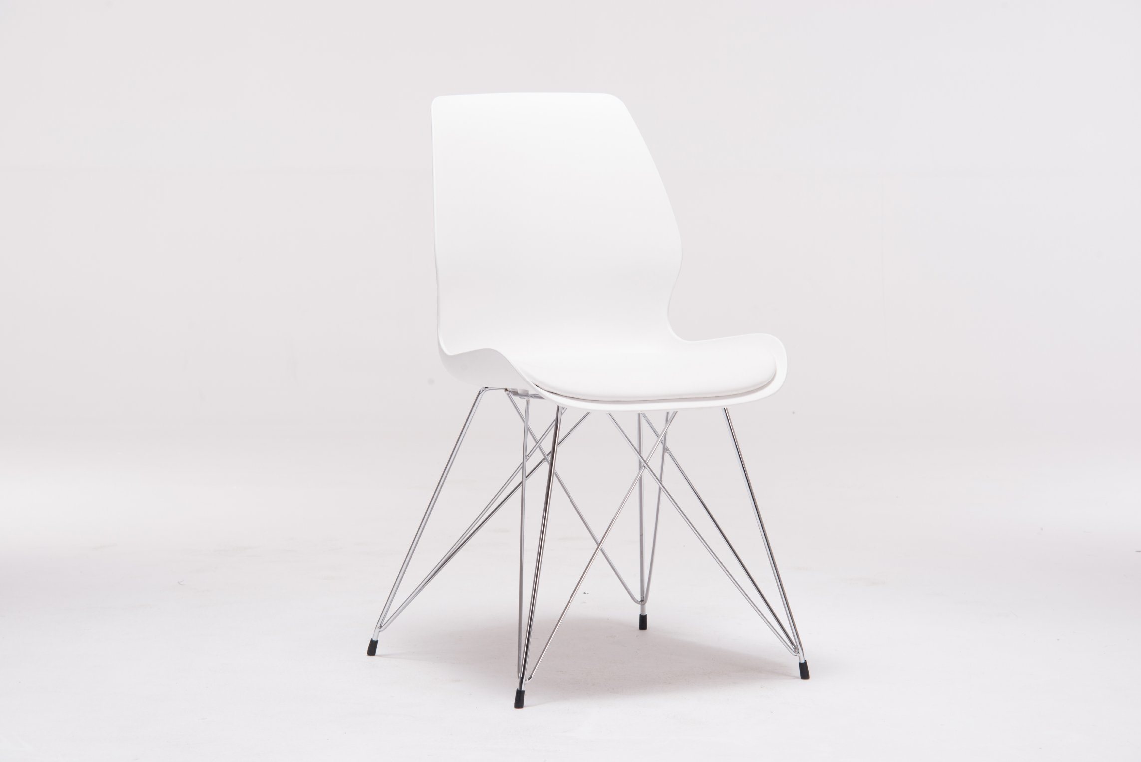 PP Plastic Morden Metal Dining Chair