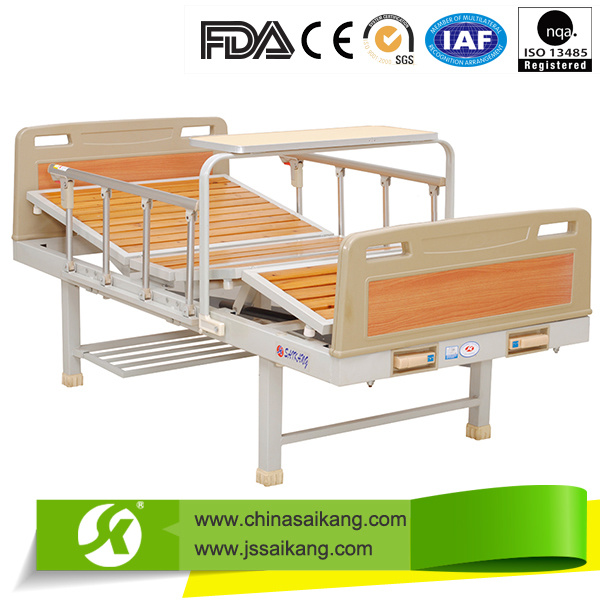 SK043 Two Cranks Hospital Steel Manual Bed