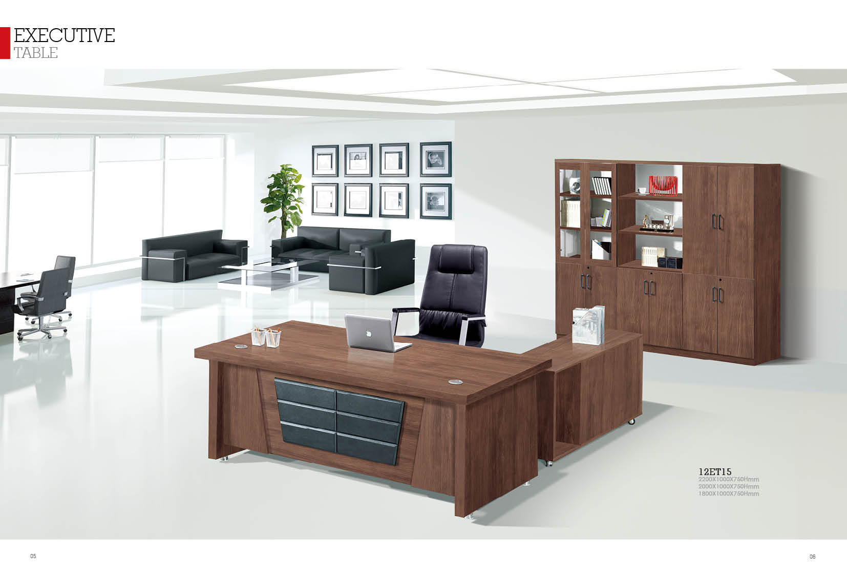 Office Wooden Furniture Executive Table-12et15