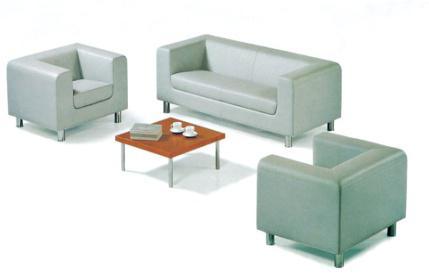 Guangzhou Manufacturer Leather Sofa Office Furniture (OF-15)