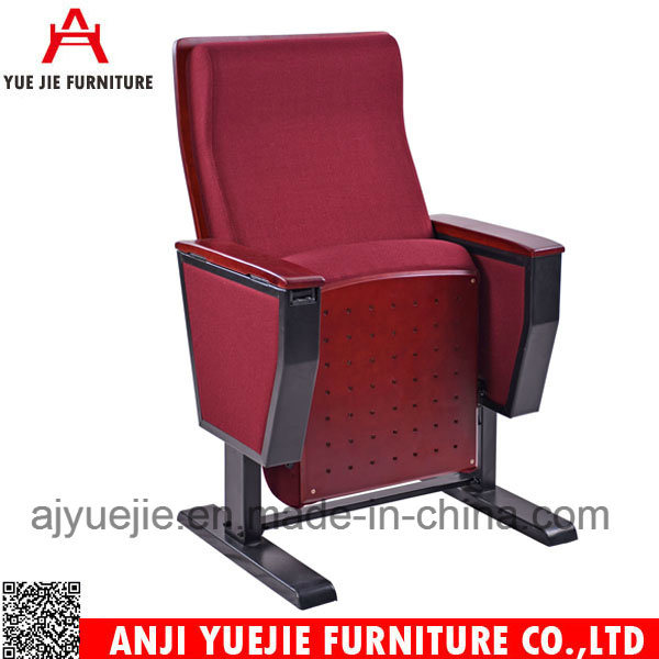 Removable Steel Legs Wooden Back Church Chair Yj1618