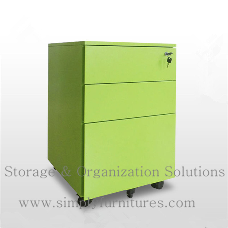 Mobile Pedestal Filing Cabinet (slim model) (T1-MP03)