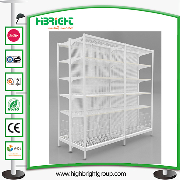 Fashion Style Supermarket Gondola Shelf for Display