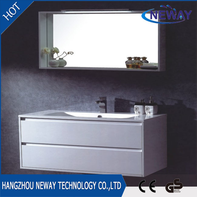 High Quality Wall Mounted Hotel Bathroom Cabinet PVC