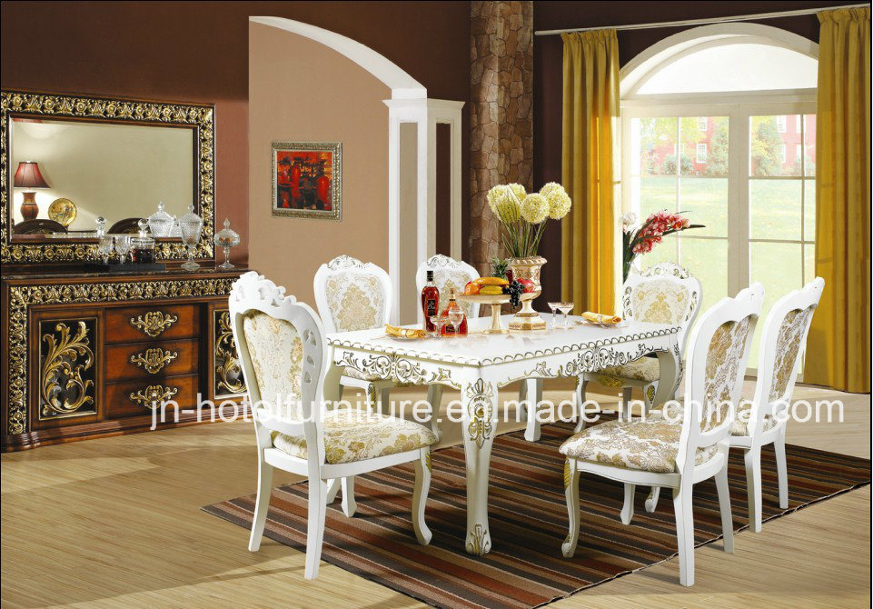 Hotel Restaurant Furniture Sets/Luxury European Style Dining Chair and Table/Banquet Chair and Table (JNCT-055)