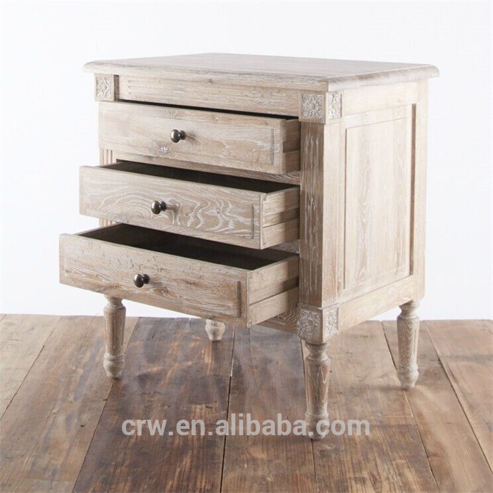 OA-4073 Classical Style Solid Wood Storage Cabinet