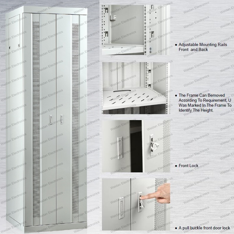 Gd 28u-47u Standing Metal Rack Enclosure Telecommunication&Broadcasting Server Cabinets