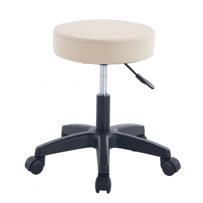 Modern Massage Comfort Relief Hydraulic Stool Adjustable PU Leather Chair Nail Beauty Salon