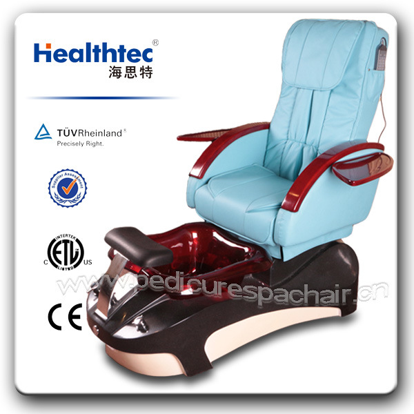 Beauty Glass Bowl PU Foot Pedicure Chair (B501-51)