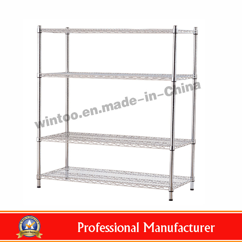 Multi-Function Chrome Faced Storage Shelf