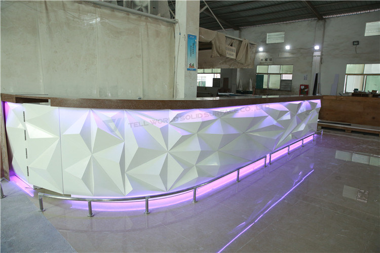 Shop Counter Design LED Furniture Bar Lighting Modern Bar Counter