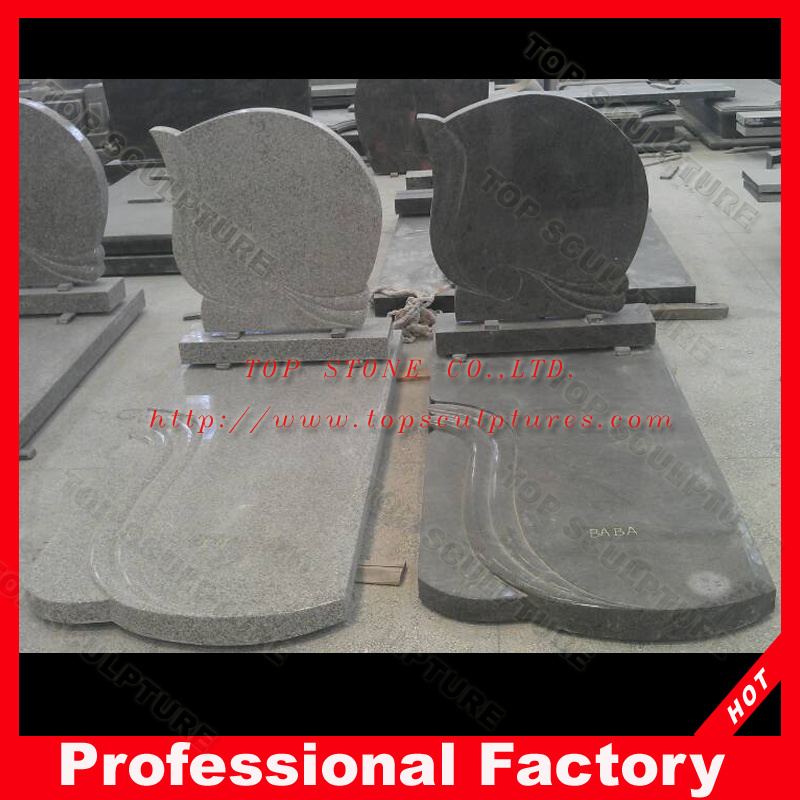 European/Russian/American Style Granite/Marble Tombstone with Custom Design