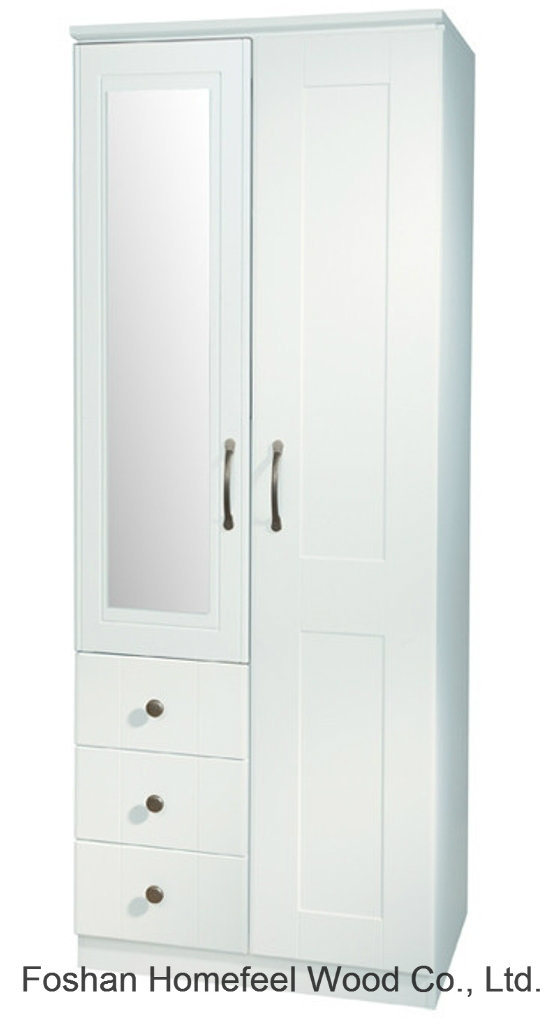 Europe Design Bedroom Mirrored Combination 2 Door Wardrobe (WB52)