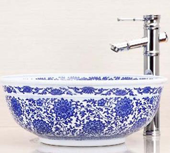 Chinese Antique Porcelain Washing Basin