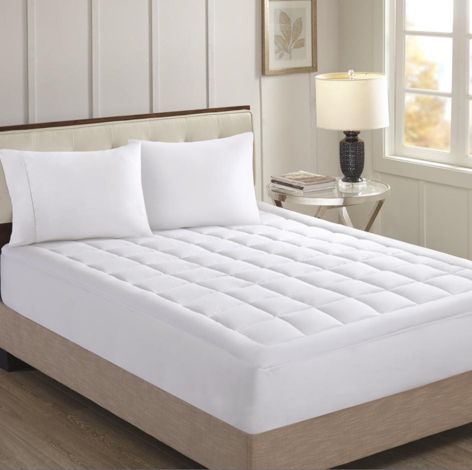 Premium 5-Star Hotel Latex Memory Foam Mattress Topper, Mattress Pad