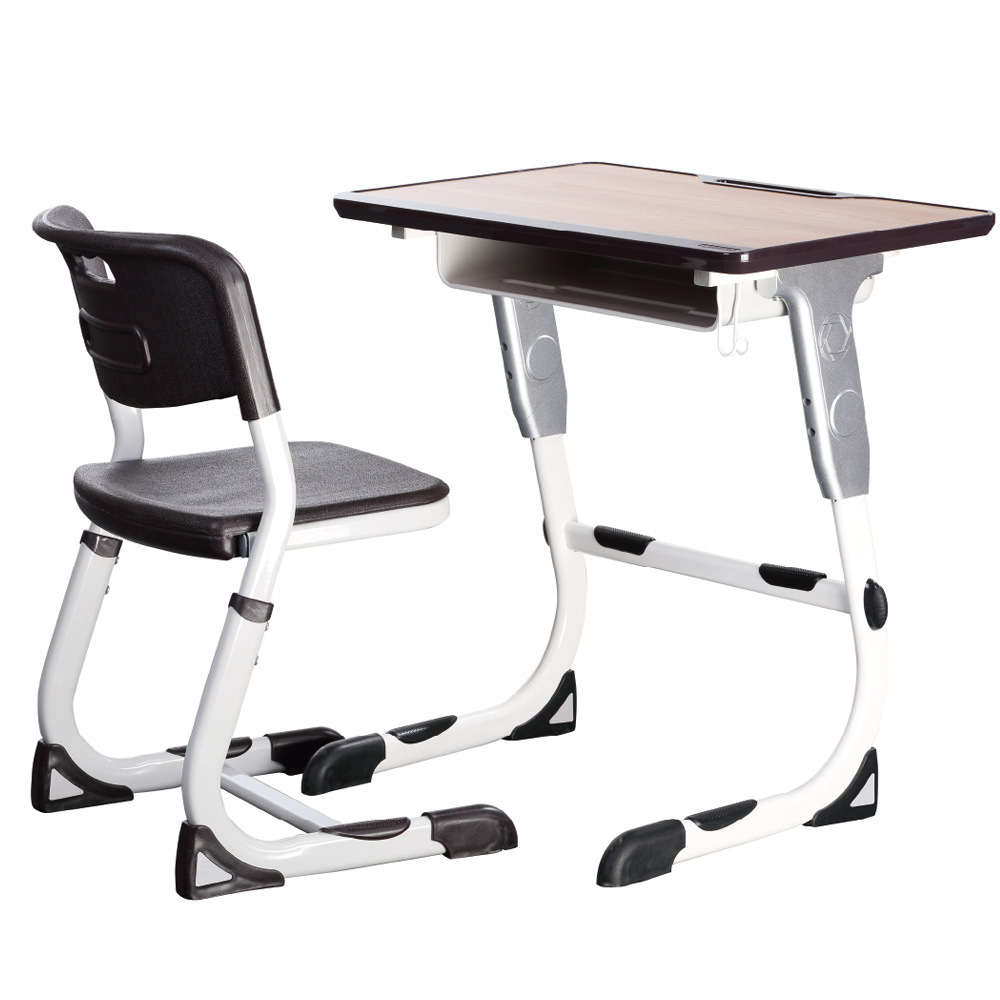 Wood Single Adjustable Table of School Furniture