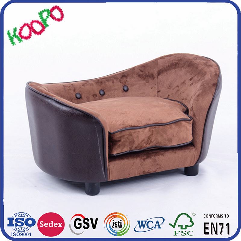 Small Size Luxury Dog Bed Leather Material