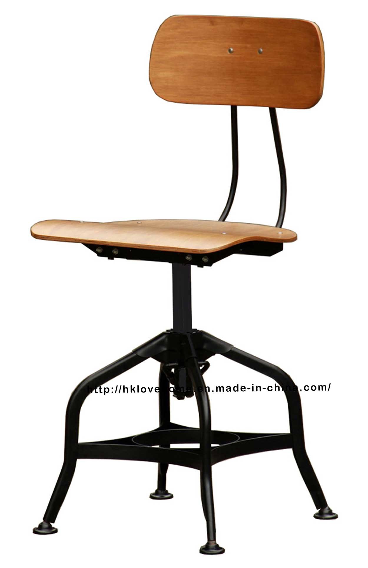 Replica Industrial Vintage Toledo Wooden Bar Stools Dining Chairs