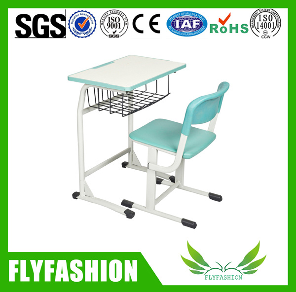 Hot Sale Attractive Single School Desk and Chair for Sale