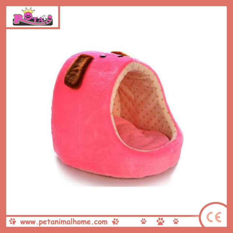 Cartoon Puppy Pet Bed in Pink