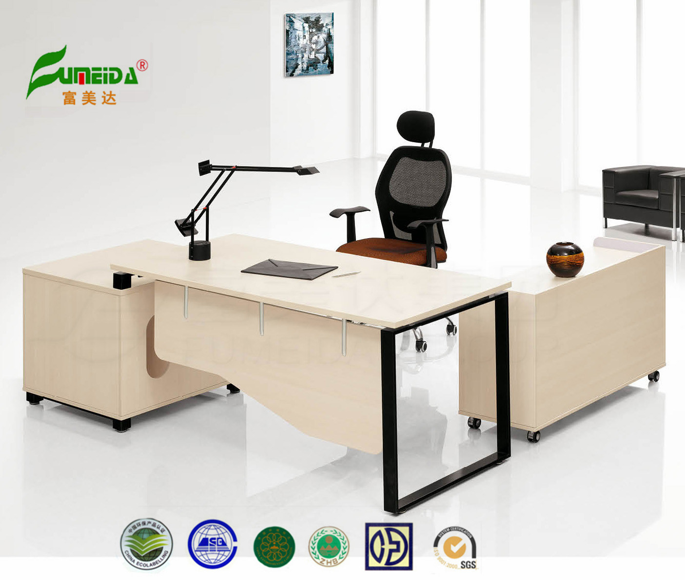 MDF Wooden Table Modern Office Furniture