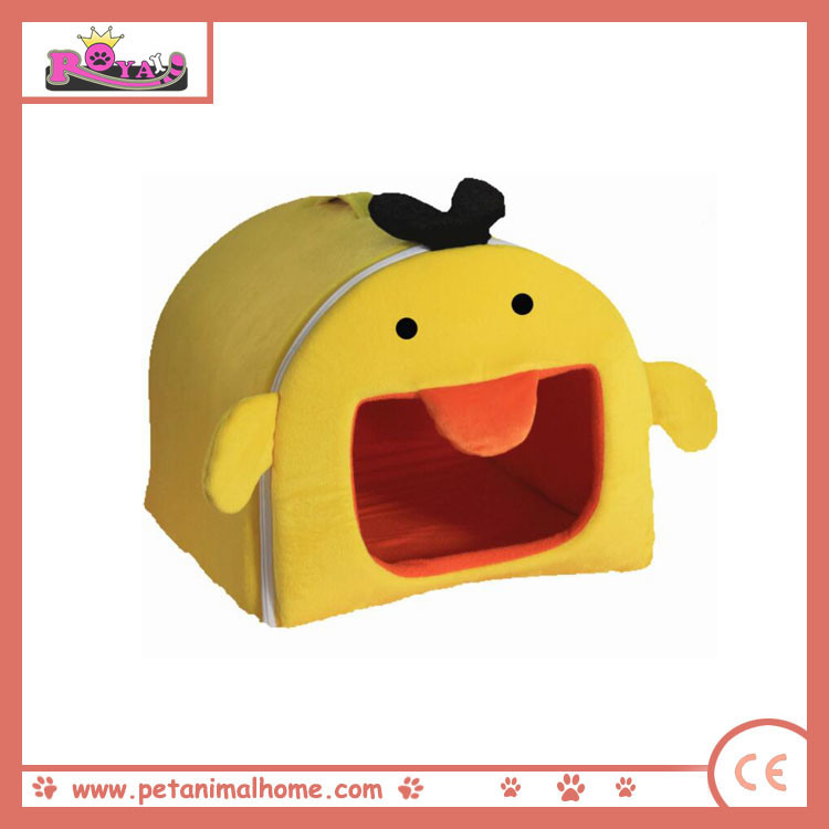 Cute Cartoon Pet Bed in Yellow