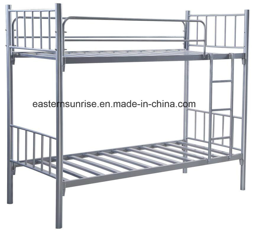 Metal Round Tube Frame Detachable Bunk Bed