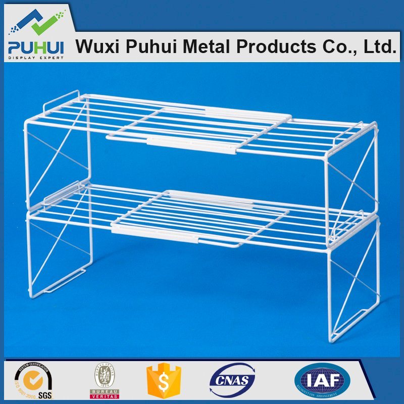 2017 Design Stackable Telescopic Wire Shelf for Home Organization