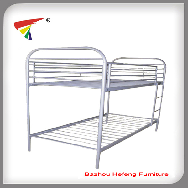 Safety Bedroom Furniture Metal Frame Bunk Bed (HF022)