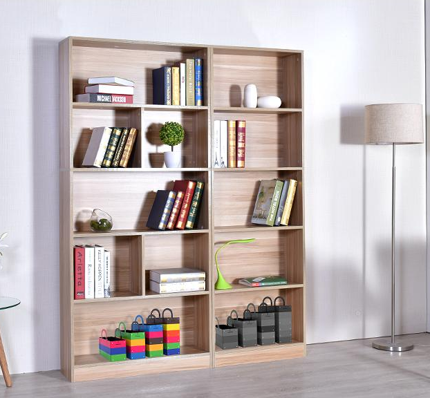 Wooden Book Storage Shelf