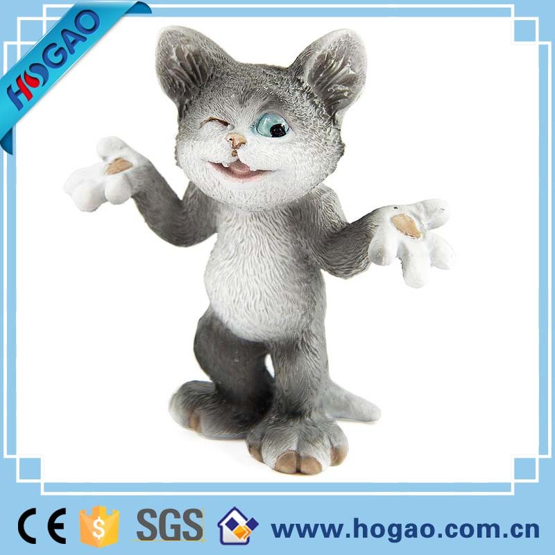 2016 Newest Indoor Decoration Resin Cat Resin Animal Figurine