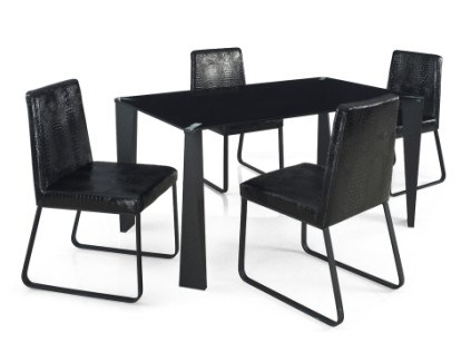 Promotional Glass Dining Sets Design (DT067)