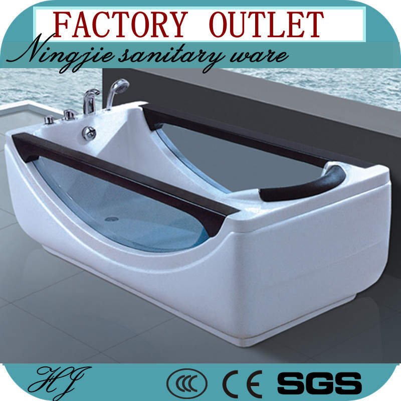 Villa Glass Freestanding Massage Bathtub/Massage Acrylic Bathtub (505)