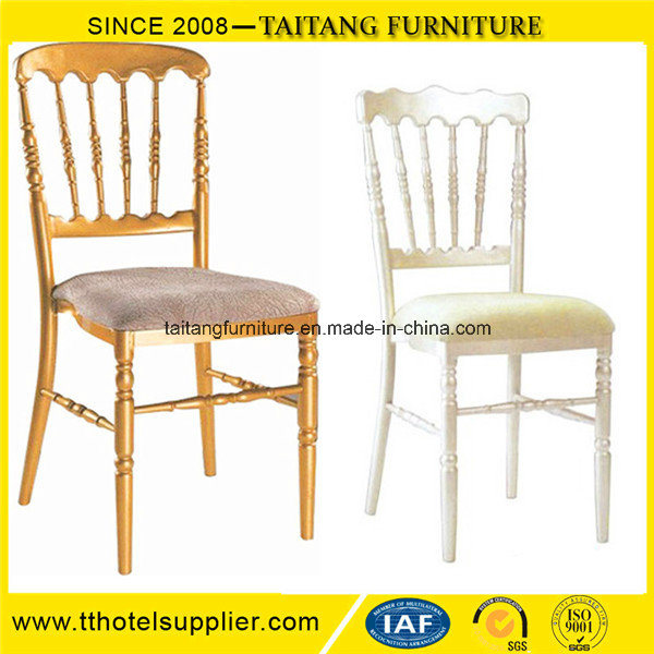 Wholesale Aluminum Wedding Napoleon Chair in Metal