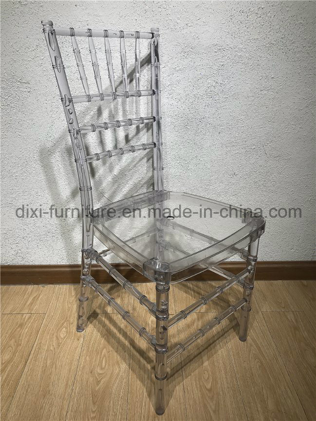 High Quality Plastic Chiavari, Clear Tiffany Chair, light Banquet Chair