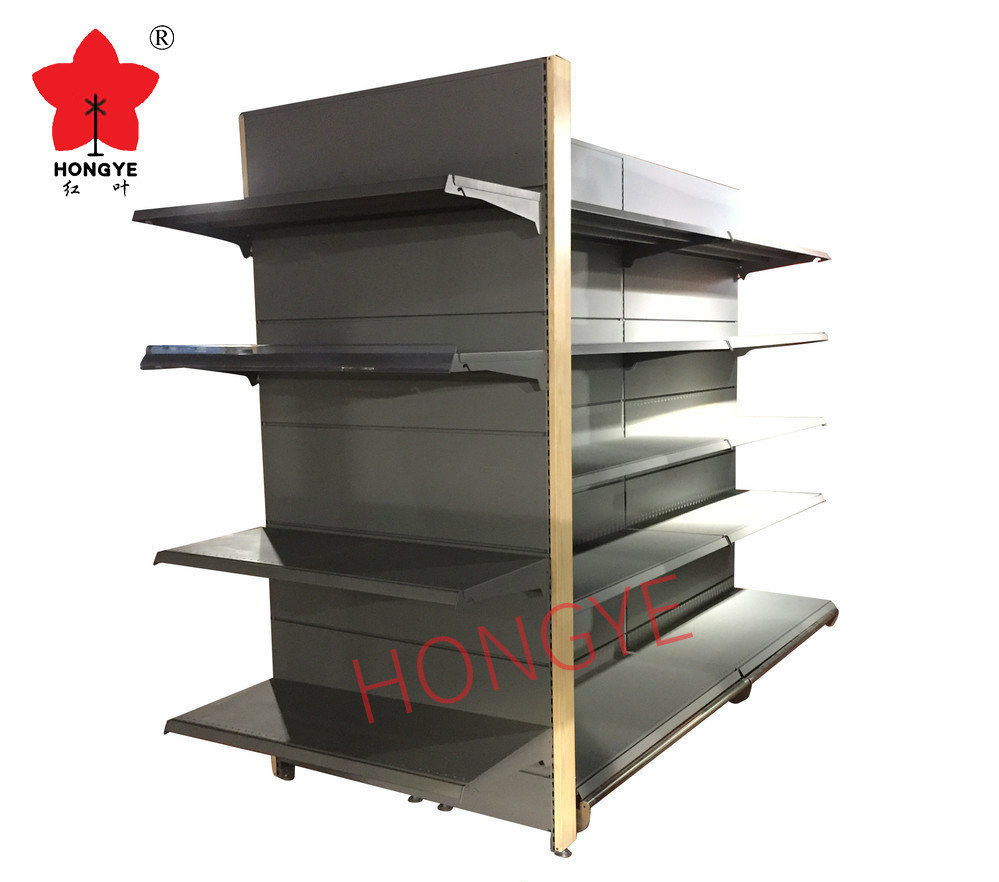 Supermarket Double Side Heavy Duty Display Metal Shelf (HY-103)