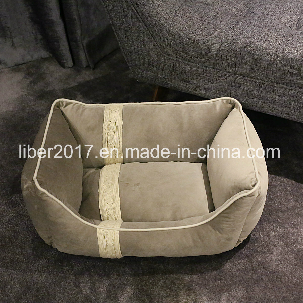 Manufacturer OEM Pet Dog Supply Handmade Dog Bed